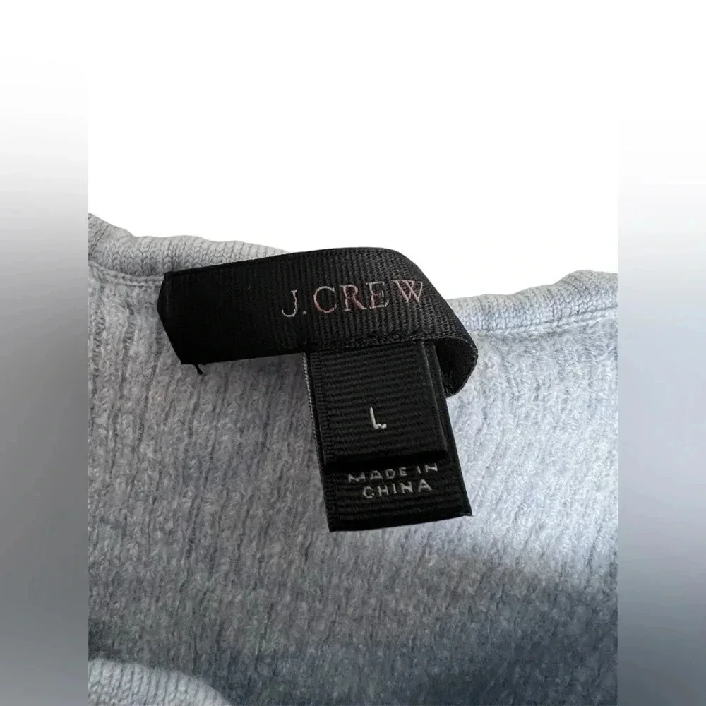 J Crew Light Blue 100% Wool Layered Tank top Size Large